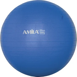 Μπάλα Γυμναστικής Amila Gymball 55cm Μπλε Bulk