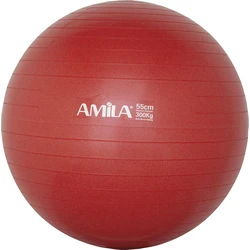 Μπάλα Γυμναστικής Amila Gymball 55cm Κόκκινη Bulk