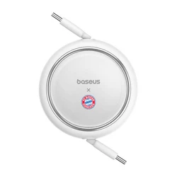 Καλώδιο Φόρτισης Baseus USB-C σε USB-C 100W (Λευκό) Bayern Edition