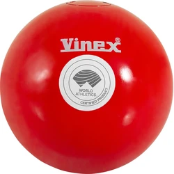Σφαίρα Vinex Λειασμένη 6Kg World Athletics Approved, Κόκκινη