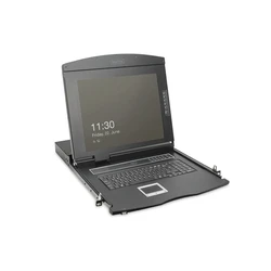 DIGITUS 19'' HD TFT Modular Κονσόλα KVM 16-θυρών VGA, 1U, Γερμανικό QWERTZ
