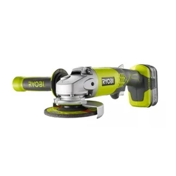 Ryobi R18AG-140S Angle Grinder with 4.0 Ah Battery, Charger, Grinding Disc and Carry Bag