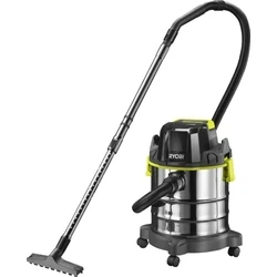 Ryobi R18WDV-0 Cordless Vacuum Cleaner (Battery and Charger NOT included) - 18V Solo, 18 L, 11.4 kPa, Inox Tank