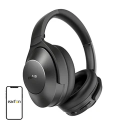 Maxell MXH HP201 Wireless/Wired Over‑Ear Headphones, 60 Hours Playtime, Quick Charge, Black