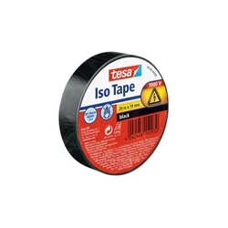 tesa μονωτική ταινία 20 m x 19 mm, μαύρο