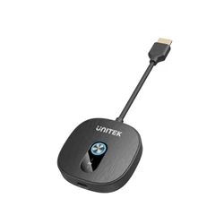 Unitek Ασύρματος δέκτης HDMI (V1711F) - Επιπλέον δέκτης για το κιτ V1711A, Μαύρο