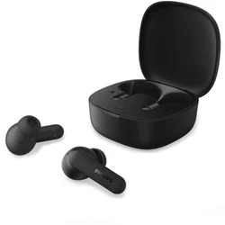 Philips TAT2100BK/00 μαύρα ασύρματα in‑ear ακουστικά με θήκη φόρτισης