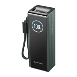 ECOFLOW RAPID 25K Powerbank με ενσωματωμένο και τηλεσκοπικό καλώδιο - Πράσινο