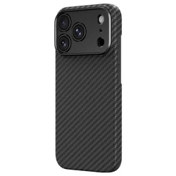 AmazingThing Titan Max θήκη με κάλυμμα φακού για iPhone 18 Pro Max - Αραμιδική ίνα, MagSafe, Μαύρο