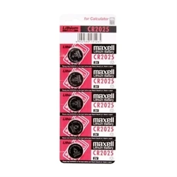 Μπαταρίες Κουμπιά Λιθίου Maxell CR2025 3V (5pcs)