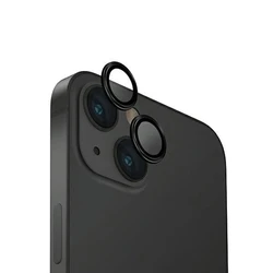 UNIQ Optix Aluminium Camera Lens Protector Apple iPhone 15 / 15 Plus midnight black