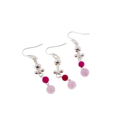 Γυναικεία Σκουλαρίκια Cristian Lay 494540 (4cm) από Ατσάλι Pink