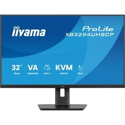 iiyama ProLite XB3294UHSCP-B1 – 31,5" 4K UHD | KVM | USB-C PD 90W