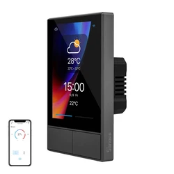 Έξυπνος Πίνακας Ελέγχου WiFi Sonoff NSPanel (Μαύρο, 120mm)