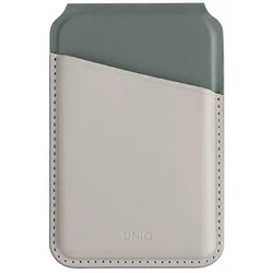 UNIQ Lyden DS RFID magnetic wallet with stand function ivory-lichen green