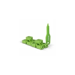 LINDY SFP Port Blocker (Green), 10 pcs + 1 Key