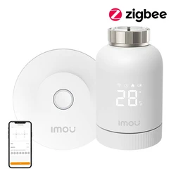Θερμοστατική Κεφαλή Imou KIT-TRV1-EU-2 Κιτ ZigBee με 6 προσαρμογείς και πύλη