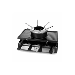 Emerio Raclettegrill, 8 τηγανάκια αντικολλητικά, θερμοστάτης (RG-124930)