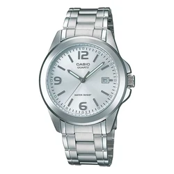 Casio Ανδρικά Ρολόγια MTP-1215A-7A Ασημί