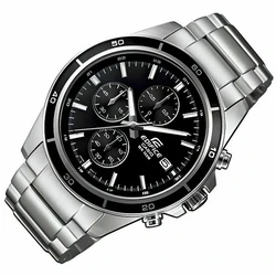 Ρολόι Unisex Casio EFR-526D-1AVUEF Μαύρο Ασημί