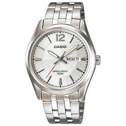 Casio Ανδρικό Ρολόι MTP-1335D-7AVDF Ασημί