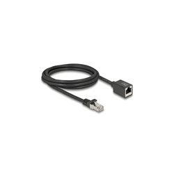 DeLock S/FTP Cat.6a (Gigabit) Ethernet Network Cable 2m Black