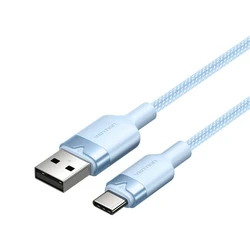 Vention USB 2.0 Cable USB-C male to USB-A 60W 1m Blue (CTNLF)