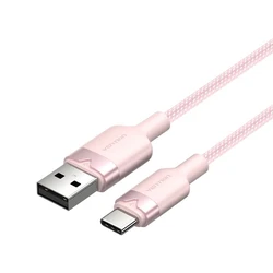 Vention USB 2.0 Cable USB-C male to USB-C 60W 2m Pink (CTNPH)