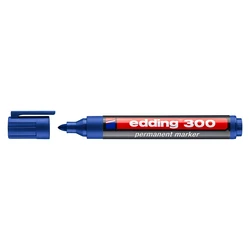 Ανεξίτηλος Μαρκαδόρος Edding 300 1.5-3mm Επαναγεμιζόμενος Μπλε