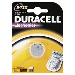Μπαταρία Κουμπί Λιθίου DURACELL DL2430 CR2430