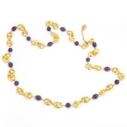 Γυναικείο Κολιέ Viceroy 5007C01017 (100cm) από Ατσάλι Golden