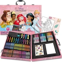 Crayola Σετ Τέχνης Πριγκίπισσες Disney σε Βαλιτσάκι 115 τεμ.