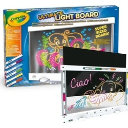 Crayola Φωτιζόμενος Πίνακας Σχεδίασης LED για Παιδιά με 6 Μαρκαδόρους Τζελ