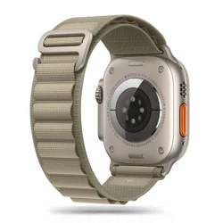 Belt Tech-Protect Nylon Pro Apple Watch 4/5/6/7/8/9/SE/Ultra 1/2 42/44/45/49mm titanium/olive