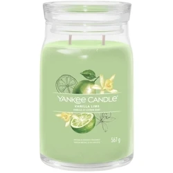 Yankee Candle Signature Vanilla Lime - Large Jar Candle 567 g