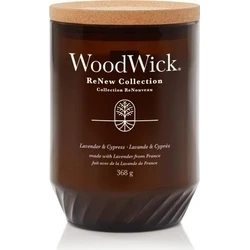 WoodWick ReNew Lavender & Cypress - Μεγάλο Κερί 368 g