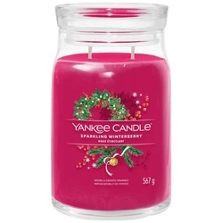 Yankee Candle Αρωματικό Κερί Signature σε Βάζο Sparkling Winterberry 567 g