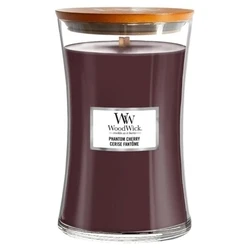 Κερί WoodWick Phantom Cherry Μεγάλο 610 g
