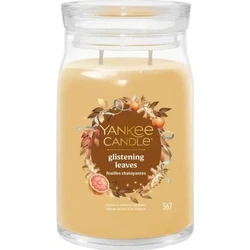 Yankee Candle Signature Glistening Leaves - Μεγάλο Αρωματικό Κερί 567 g