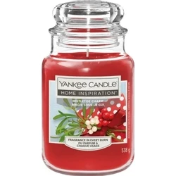 Yankee Candle Home Inspiration Mistletoe Charm Large Jar Candle 538 g