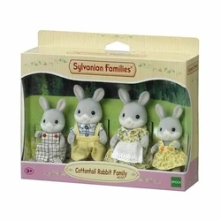 Σετ Κούκλες Sylvanian Families Family Gray Rabbit