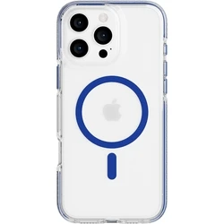Θήκη Tech21 EvoCrystal MagSafe για iPhone 16 Pro Max — Μπλε