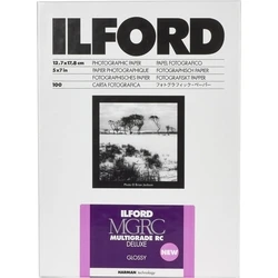 Ilford Darkroom Paper Multigrade RC Deluxe Glossy 13x18 cm 100 Sheets