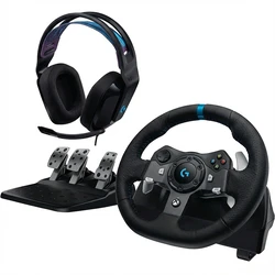 Logitech G920 EU + G335 Μαύρο - Σετ Τιμονιού (Driving Force) και Ενσύρματων Ακουστικών