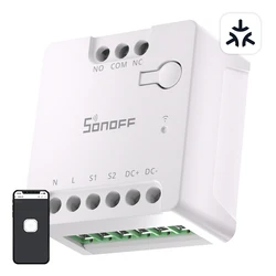 Ενδιάμεσος Διακόπτης Sonoff MINI-D Smart WiFi Matter Switch (AC/DC 12-48V, ξηρή επαφή)