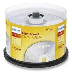 Philips Recordable CD-R 52x 700MB 50 pack CR7D5NB50/00