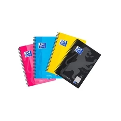 Oxford Touch Collegeblock B5 L28, σετ διαφοροποιημένων χρωμάτων (5 τεμάχια, 80 φύλλα)