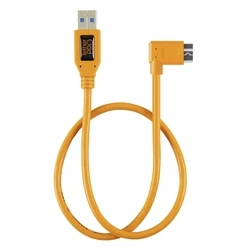 Tether Tools USB 3.0 to USB 3.0 Micro‑B Adapter Pigtail 50 cm (CU61RT02-ORG, Orange)