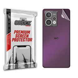 GrizzGlass SatinSkin rear film for HMD Crest Max