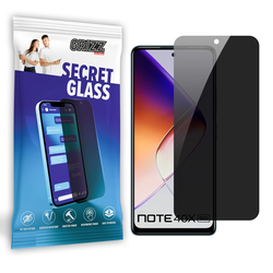 GrizzGlass Matte SecretGlass privacy glass for Infinix Note 40X